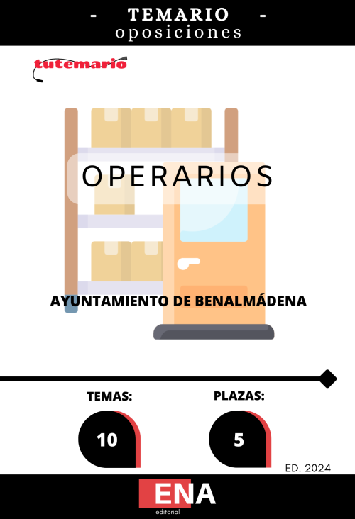 5 plazas de operarios/as para el Ayuntamiento Benalmádena. TEMARIO (PDF)