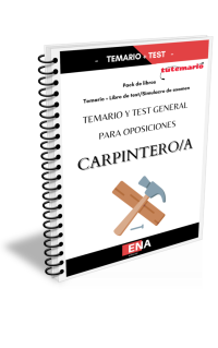 Carpintería oposiciones TEMARIO+TEST (Encuadernado)