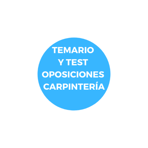 TEMARIO Y TEST OPOSICIONES CARPINTEROS AYUNTAMIENTOS