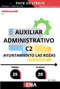 Ayuntamiento de Las Rozas 20 plazas auxiliar administrativo. TEMARIO+TEST Ed. 2023 (PDF)