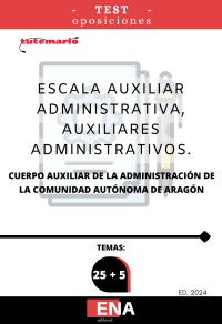100 plazas auxiliares administrativos en Aragón TEST (pdf)