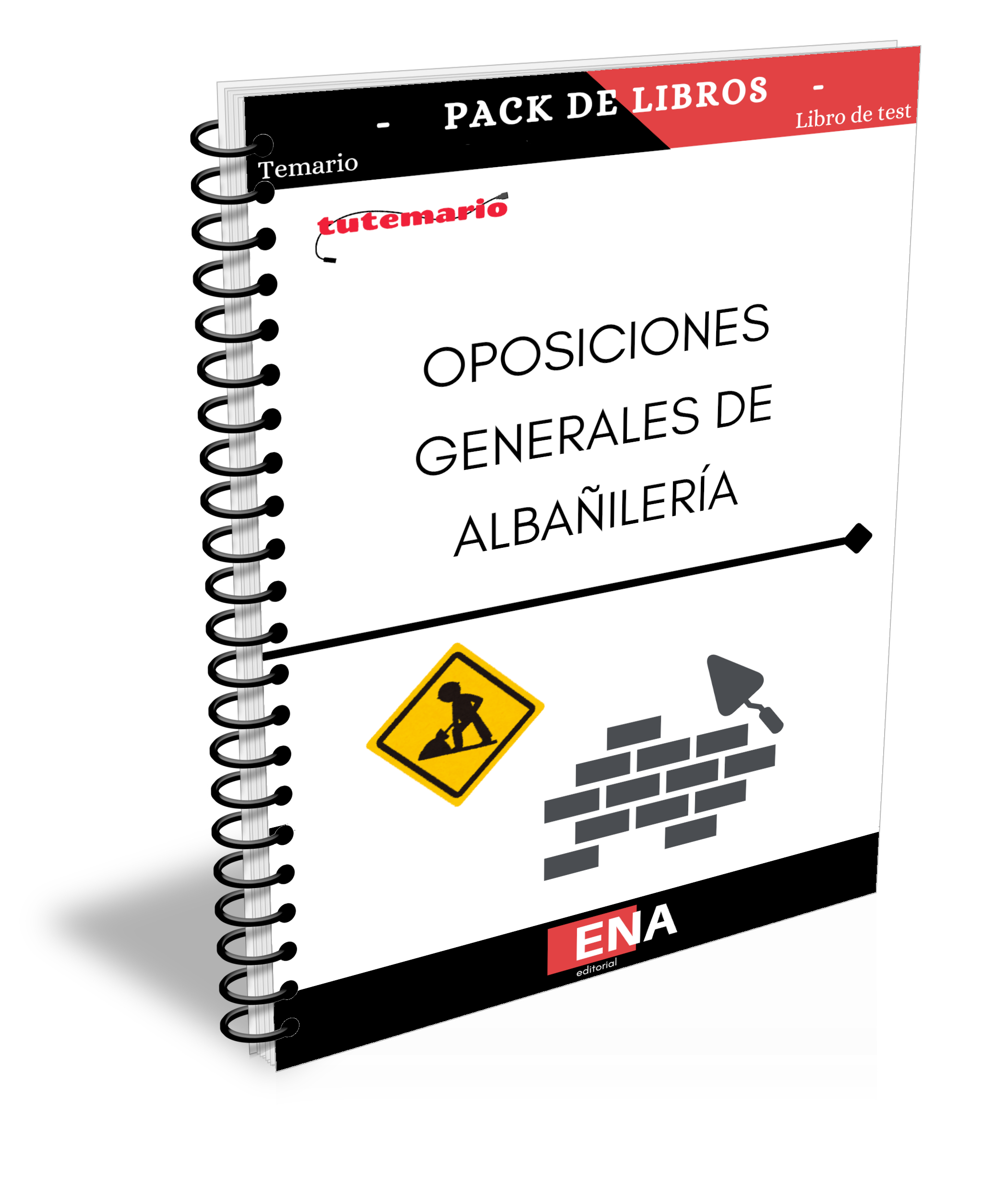 libros para oposiciones de albañilería sobre los 9 temas, que habitualmente se solicitan en cualquier convocatoria, ya sean de oficiales o ayudantes.