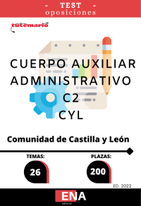 200 plazas del Cuerpo Auxiliar de la Administración de Castilla y León. TEST (PDF)