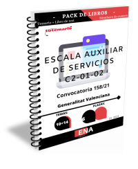 GVA Auxiliar de Servicios C2-01-02 Convocatoria 158/21 PACK TEMARIO+TEST (Encuadernado)