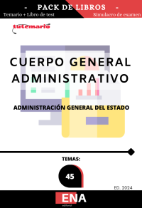 Oposiciones cuerpo administrativo del Estado. Pack TEMARIO+TEST (pdf)