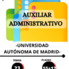 OPOSICIONES UNIVERSIDAD AUTÓNOMA DE MADRID TEST AUXILIAR ADMINISTRATIVO ED. 2023 (Formato Encuadernado). - Image 2