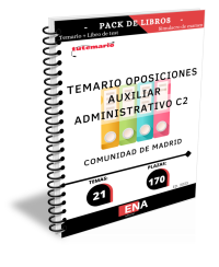 Comunidad de Madrid auxiliar administrativo 170 plazas pack TEMARIO+TEST ED. 2023 (Encuadernado))