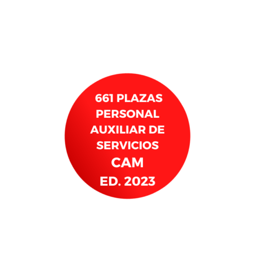 661 plazas Personal Auxiliar Servicios Generales 2023