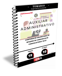 Auxiliar Administrativo Corporació Valenciana Mitjans Comunicació. TEMARIO ED. 2023 (Encuadernado)