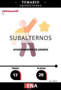 Subalternos Oposiciones Gandía. TEMARIO (PDF)