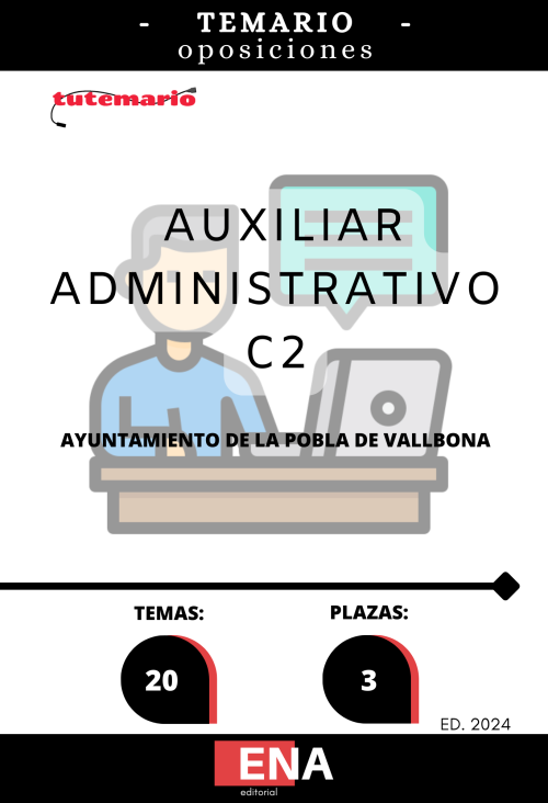 La Pobla Vallbona auxiliar administrativo ED. 2024 TEMARIO (PDF)
