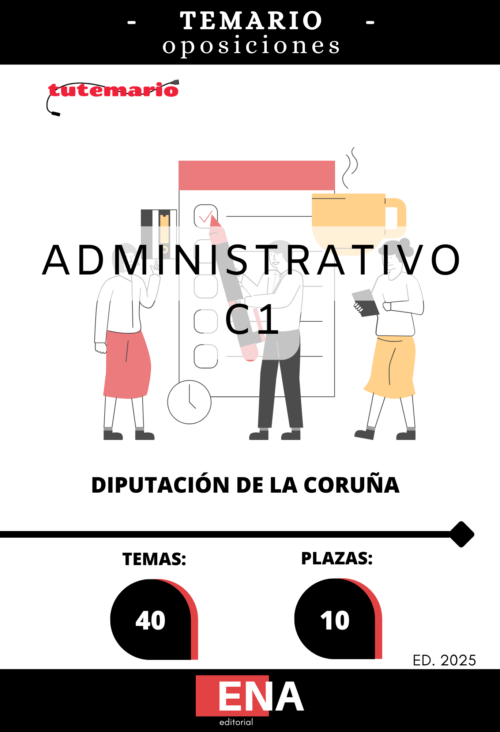 10 administrativos C1 Diputación de La Coruña. ED. 2025.