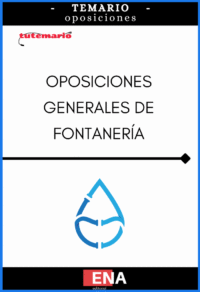 Oposiciones fontanero TEMARIO