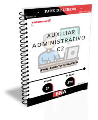 8. Pack TEMARIO y TEST oposición 274 plazas auxiliar administrativo Ayuntamiento de Valencia ED.2025 (Encuadernado)