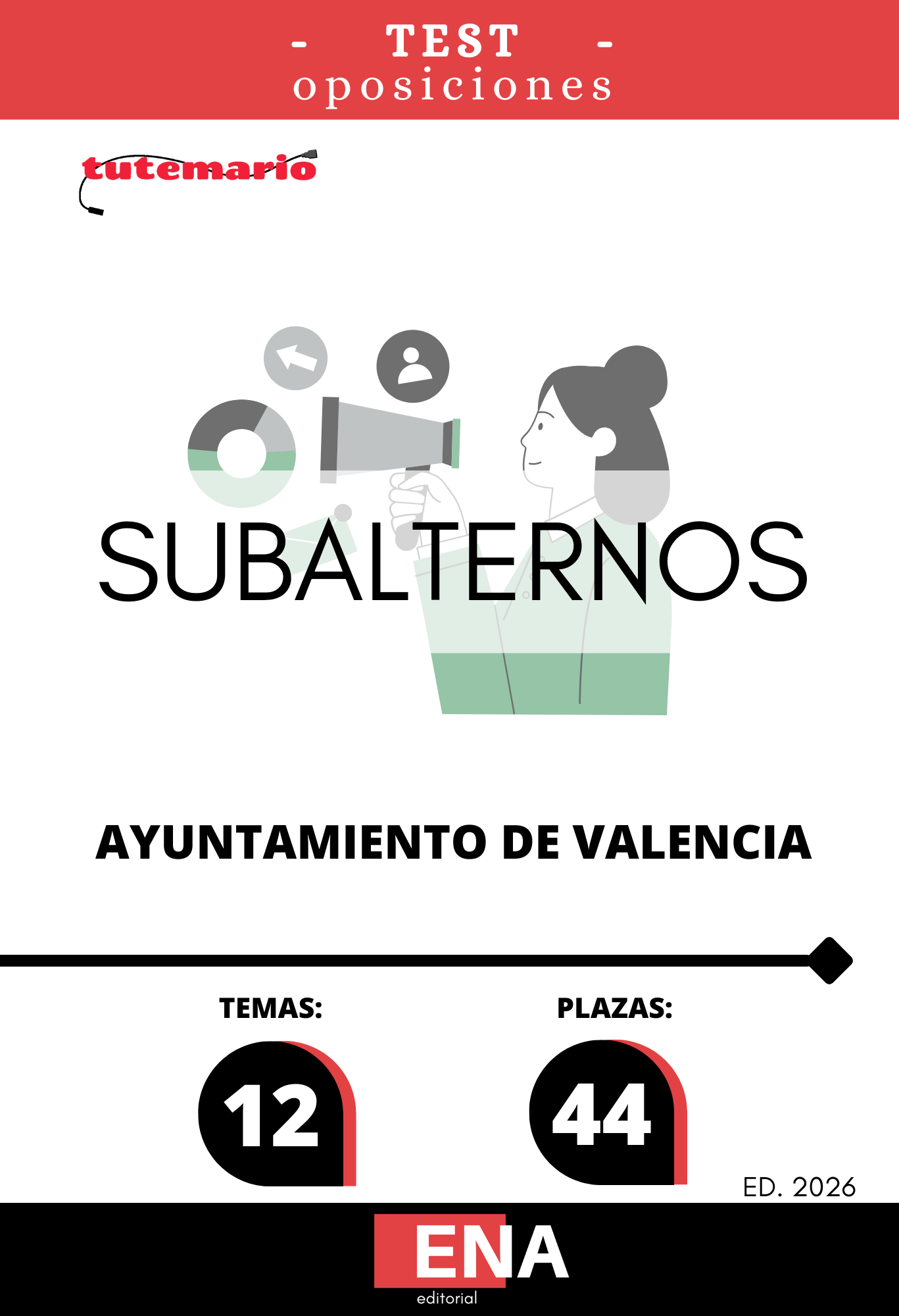 Material para poder preparar la Oposición 44 plazas subalterno Ayuntamiento de Valencia