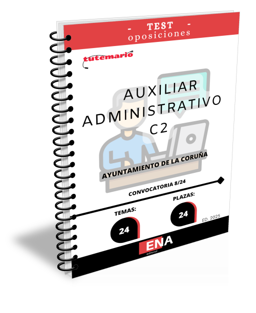 5. TEST (ENCUADERNADO) 24 Auxiliar administrativo Ayuntamiento de La Coruña.