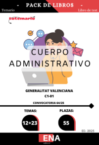 Pack completo de TEMARIO y TEST, sobre los 12 + 23 = 35 temas, solicitados para la oposición de las 55 plazas convocadas por la GVA por DECRETO 47/2025 DE 25 DE MARZO, del Consell, de aprobación de la oferta de empleo público de 2025 para la Administración de la Generalitat.