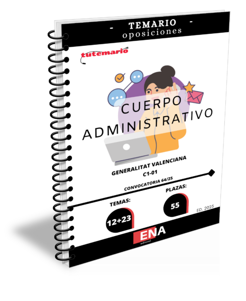 Material de estudio para la Oposición al Cuerpo Administrativo C1-01 GVA ED 2025