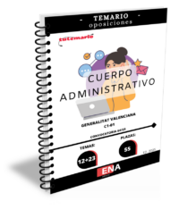 LIBRO TEMARIO, sobre los 12 + 23 = 35 temas, solicitados para la oposición de las 55 plazas convocadas por la GVA por DECRETO 47/2025 DE 25 DE MARZO, del Consell, de aprobación de la oferta de empleo público de 2025 para la Administración de la Generalitat. CONVOCATORIA 64/25