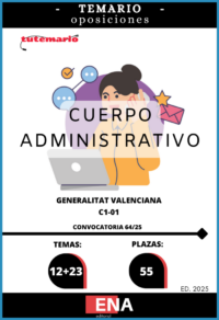 LIBRO TEMARIO, sobre los 12 + 23 = 35 temas, solicitados para la oposición de las 55 plazas convocadas por la GVA por DECRETO 47/2025 DE 25 DE MARZO, del Consell, de aprobación de la oferta de empleo público de 2025 para la Administración de la Generalitat.