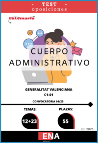 Libro-TEST, con preguntas (DE CUATRO OPCIONES DE RESPUESTA), sobre los 12 + 23 = 35 temas, solicitados para la oposición de las 55 plazas convocadas por la GVA por DECRETO 47/2025 DE 25 DE MARZO, del Consell, de aprobación de la oferta de empleo público de 2025 para la Administración de la Generalitat.