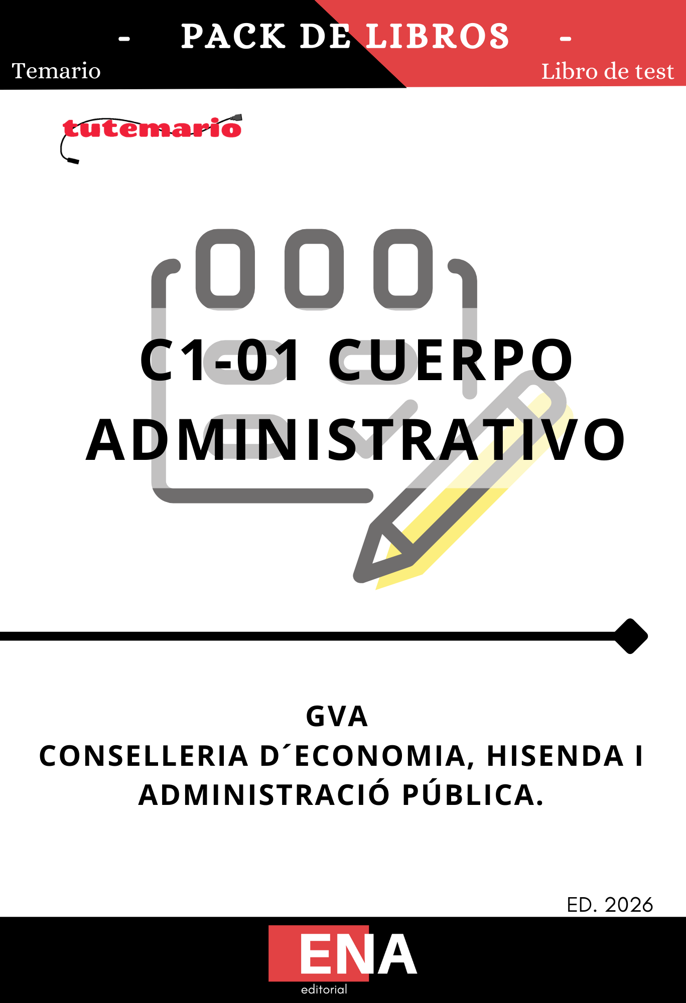 Material de estudio para la Oposición Administrativos en la GVA C1-01 Convocatoria 64/25