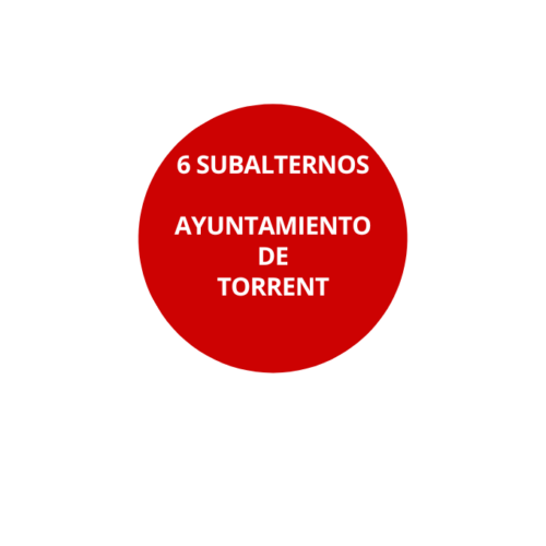 6 subalternos Ayuntamiento Torrent