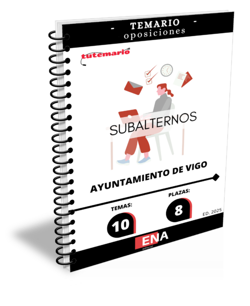 2. 8 plazas subalterno Ayuntamiento de Vigo TEMARIO (Encuadernado)