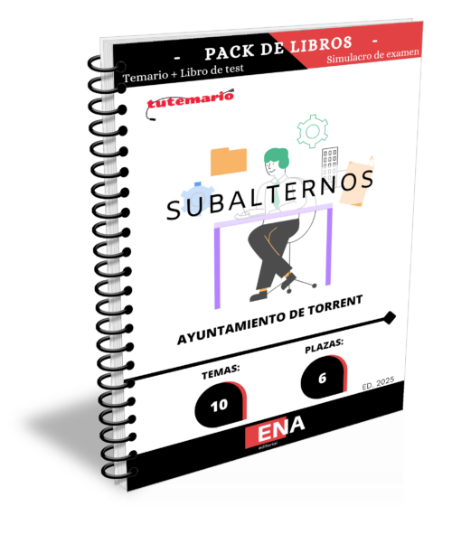 9. 6 subalternos Ayuntamiento Torrent. TEMARIO y TEST (Encuadernado)