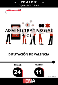 libro-temario, los 24 temas solicitados para el estudio de la fase de oposición de las 11 plazas convocadas por la Diputación de Valencia