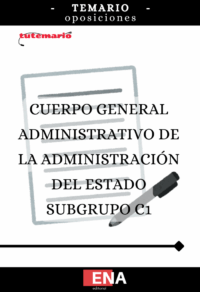 LIBRO TEMARIO, sobre los 45 temas totales solicitados para el estudio de la fase de oposición, de las pruebas convocadas por la Administración del Estado, para el Cuerpo General Administrativo de la Administración del Estado por el sistema de ingreso libre.