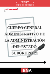 LIBRO DE TEST, con preguntas (DE CUATRO OPCIONES DE RESPUESTA), sobre los 45 temas totales solicitados para el estudio de la fase de oposición, de las pruebas convocadas por la Administración del Estado, para el Cuerpo General Administrativo de la Administración del Estado por el sistema de ingreso libre.