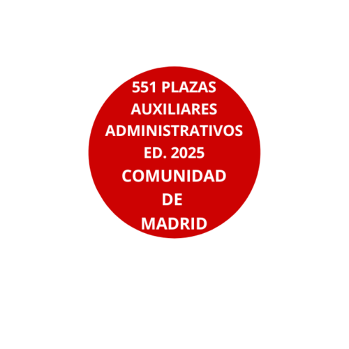 551 Auxiliar Administrativo Comunidad Madrid