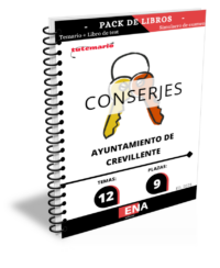 8. 9 Conserjes Ayuntamiento Crevillente. TEMARIO y TEST (Encuadernado)