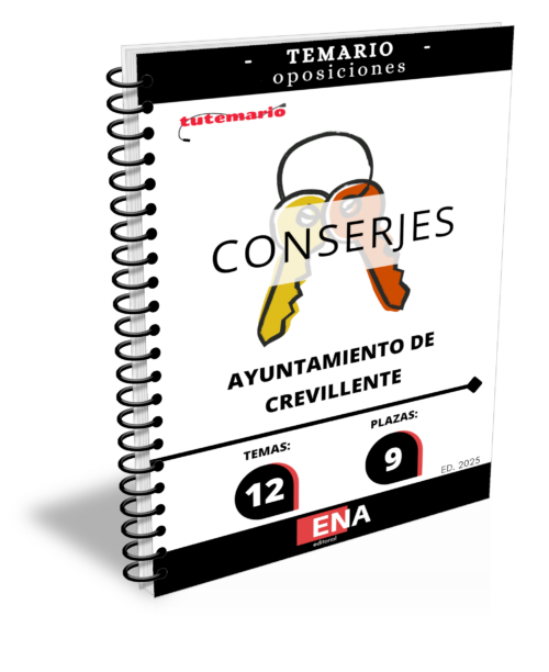 Material de estudio para la Oposición 9 Conserjes Ayuntamiento Crevillente.