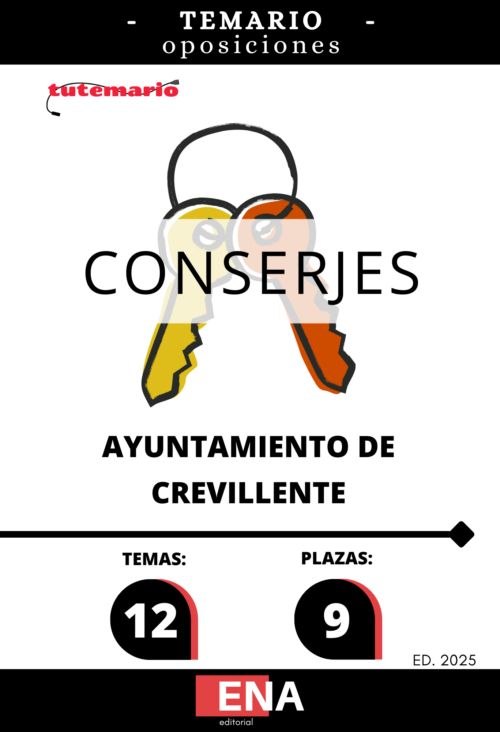 Material de estudio para la Oposición 9 Conserjes Ayuntamiento Crevillente.