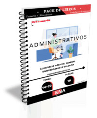 8. 19 Administrativo C1 Consorcio Hospital General Universitario Valencia. CO/33/24 TEMARIO y TEST (Encuadernado)