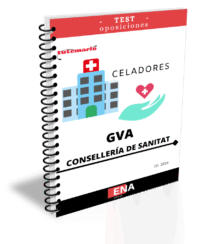 LIBRO TEST con preguntas sobre los 27 temas totales solicitados para el estudio de las oposiciones de CELADOR/A, convocadas por la GVA, por Decreto del 2025.