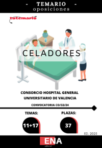 Vamos a desarrollar los 11 + 17 temas solicitados para el estudio de las oposiciones de Celadores, convocadas por el Consorcio Hospital General Universitario de Valencia por RESOLUCIÓN de 4 de abril de 2025 de la Presidencia, por la que se convocan pruebas selectivas de acceso de personal a plazas del grupo AP, celador o celadora (CO/32/24), y se aprueban sus bases específicas, en el marco de las ofertas de empleo público 2023 y 2024.