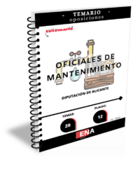 2. 12 Oficiales Mantenimiento Diputación Alicante. ED 2025 TEMARIO (Encuadernado)