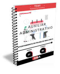 5. 90 Auxiliares Administrativos Ayuntamiento Palma de Mallorca. ED 2025 TEST (Encuadernado)
