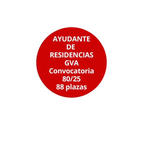 Ayundante de Residencias (servicios) GVA 2025