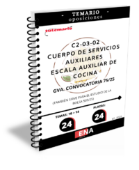 LIBRO TEMARIO, los 24 temas solicitados para el estudio de la fase de oposición convocada por ORDEN 10/2025, de 28 de mayo, de la Conselleria de Justicia y Administración Pública, por la que se convocan pruebas  selectivas de acceso a los cuerpos y escalas del subgrupo C2, cuerpos especiales, turno libre general, personas con discapacidad y enfermedad mental, por el sistema de oposición, para cubrir las plazas previstas en el anexo I del Decreto 47/2025, de 25 de marzo, del Consell, correspondientes a la oferta de empleo público de 2025 para personal de la Administración de la Generalitat.