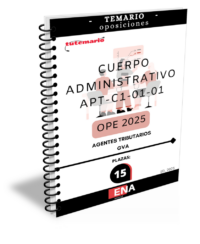 LIBRO TEMARIO, los 12 + 20 = 32 temas, solicitados para la oposición de las 15 plazas convocadas por la GVA por DECRETO 47/2025 DE 25 DE MARZO, del Consell, de aprobación de la oferta de empleo público de 2025 para la Administración de la Generalitat. ORDEN 22/2025, de 9 de junio, de la Conselleria de Justícia i Administració Pública, por la que se convocan pruebas selectivas de acceso al cuerpo de agentes tributarios de la Generalitat, C1-07, cuerpo especial, convocatoria 66/25, turno libre y personas con discapacidad, por el sistema de oposición, correspondientes a la oferta de empleo público de 2025 para personal de la Administración de la Generalitat.