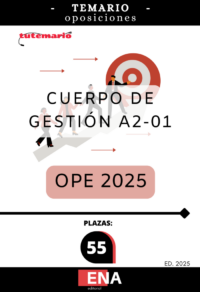 LIBRO TEMARIO, sobre los 20 + 35 = 55 temas solicitados para  Escala CUERPO DE GESTIÓN A2-01 de la Generalitat, publicadas en el Decreto 47/2025, de 25 de marzo, del Consell, de aprobación de la oferta de empleo público de 2025 para la Administración de la Generalitat.