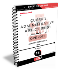 Pack de LIBRO TEMARIO y LIBRO DE TEST, con preguntas (DE CUATRO OPCIONES DE RESPUESTA), los 12 + 20 = 32 temas, solicitados para la oposición de las 15 plazas convocadas por la GVA por DECRETO 47/2025 DE 25 DE MARZO, del Consell, de aprobación de la oferta de empleo público de 2025 para la Administración de la Generalitat. ORDEN 22/2025, de 9 de junio, de la Conselleria de Justícia i Administració Pública, por la que se convocan pruebas selectivas de acceso al cuerpo de agentes tributarios de la Generalitat, C1-07, cuerpo especial, convocatoria 66/25, turno libre y personas con discapacidad, por el sistema de oposición, correspondientes a la oferta de empleo público de 2025 para personal de la Administración de la Generalitat.