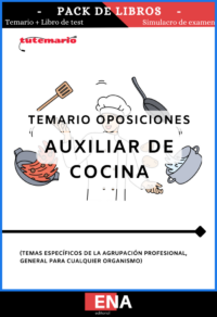 Pack de LIBRO TEMARIO y LIBRO DE TEST, con preguntas (DE CUATRO OPCIONES DE RESPUESTA), sobre los