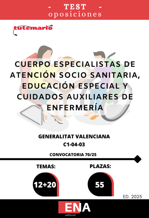 Material de estudio para la Oposición de 55 plazas Educación Especial GVA ED. 70/25 C1-04-03