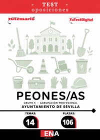 LIBRO TEST, donde desarrollamos preguntas tipo test de 4 respuestas alternativas, basadas en los 8 + 6= 14 temas, solicitados para el estudio de las oposiciones convocadas por el Ayuntamiento de Sevilla por Resolución de fecha 31 de enero de 2025, donde se aprobaron las bases específicas es regular la realización de las pruebas selectivas para la cobertura de 106 plazas de Peón/a del Ayuntamiento de Sevilla