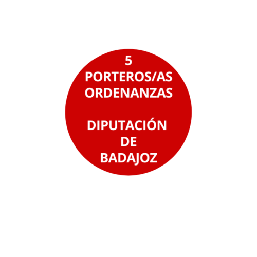 5 Porteros Ordenanzas Diputación Badajoz